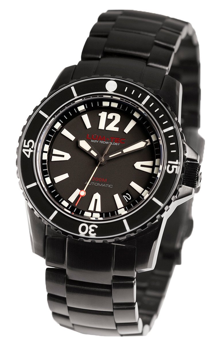 Lum-Tec300M-2 (40MM BLACK PVD) Diver Automatic