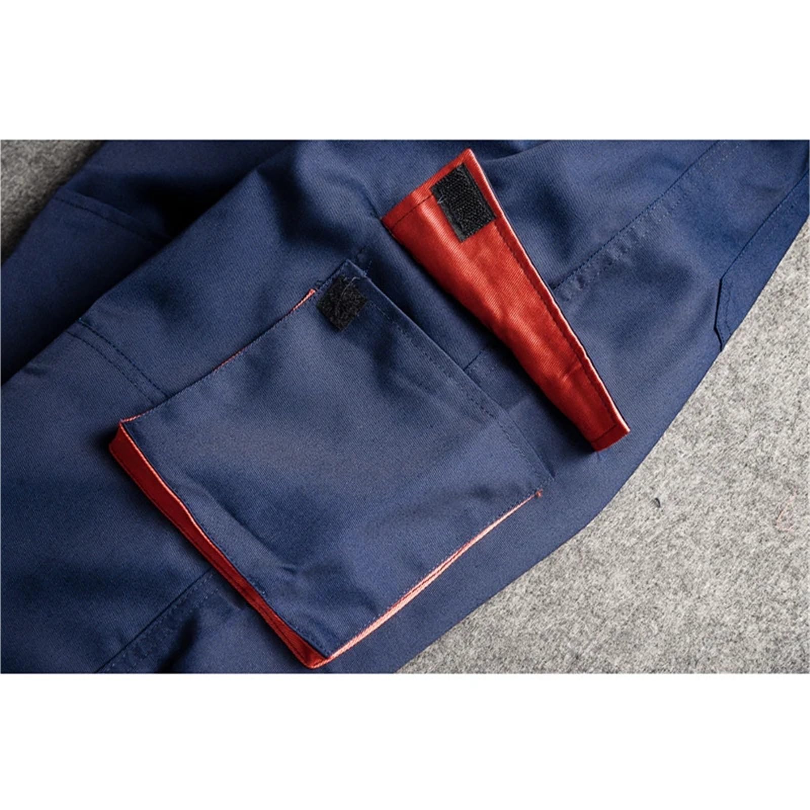 Pantaloni Da Lavoro Uomo Tute da lavoro, uniformi for lavoratori, uomo e donna, tute da lavoro, tute da saldatura, tute da meccanico, abbigliamento da meccanico for officina(Black,5XL)