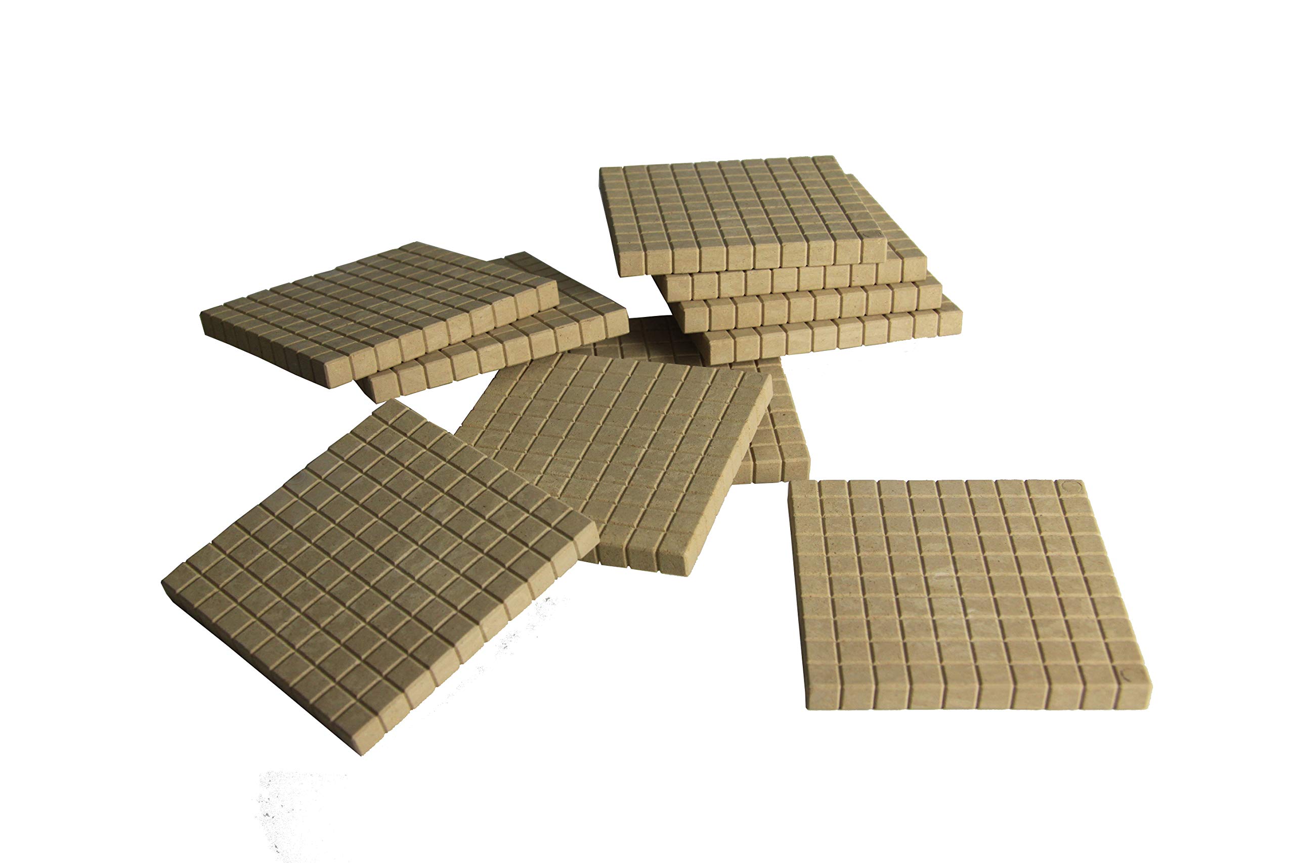 WISSNER active learning Flat 10 pieces, made Out of RE-Wood, In a Poly Bag