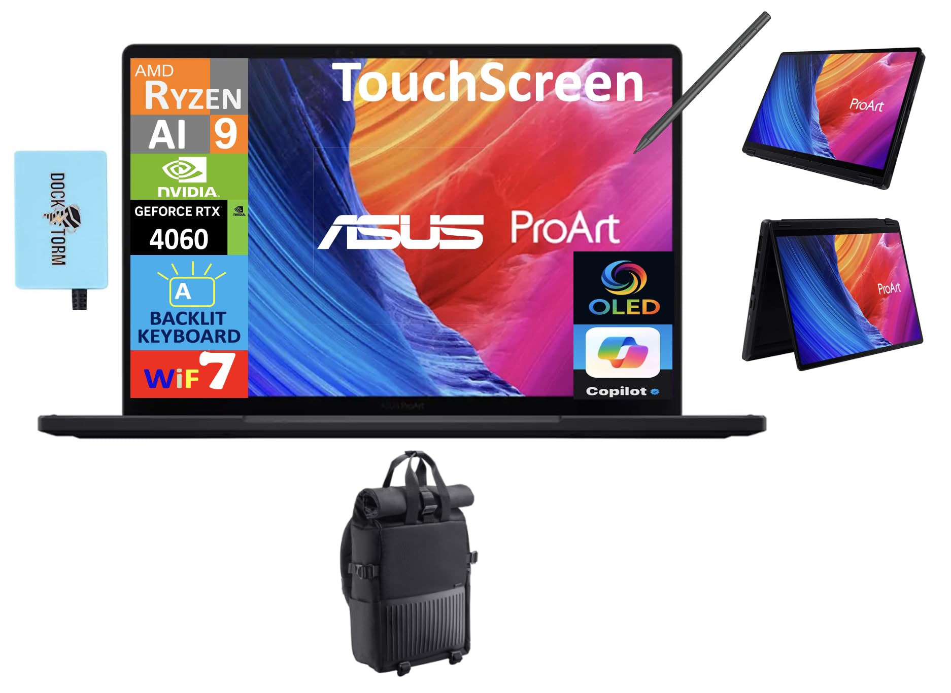 Amazon.com: ASUS ProArt PX13 AI Powered 2-in-1 Laptop 13.3