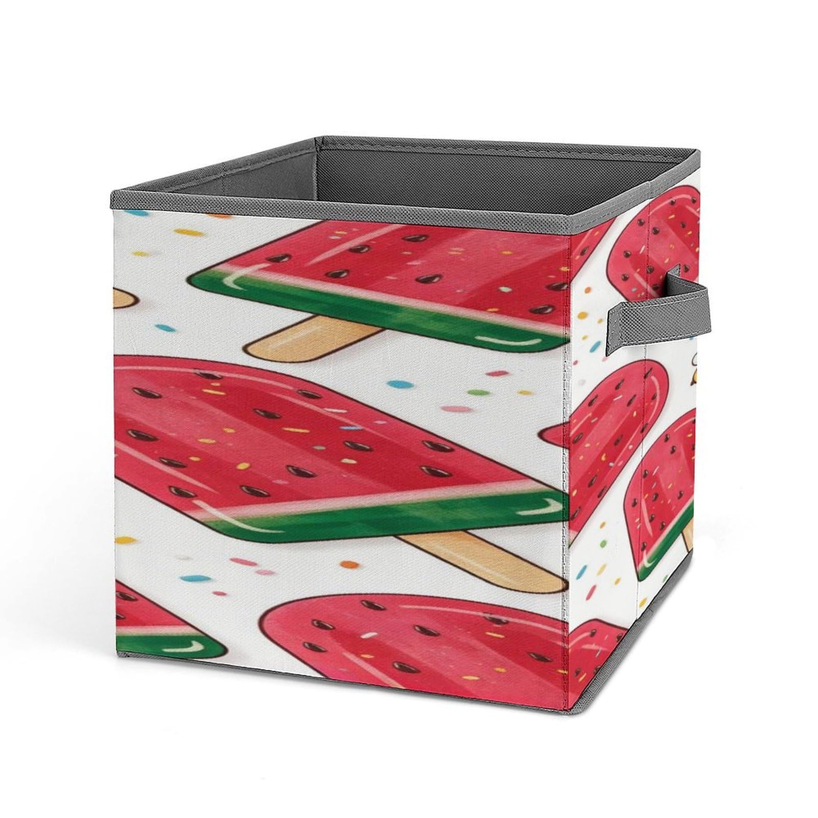 Fekiloot Style Watermelon Ice Cream Storage Bins Storage Baskets