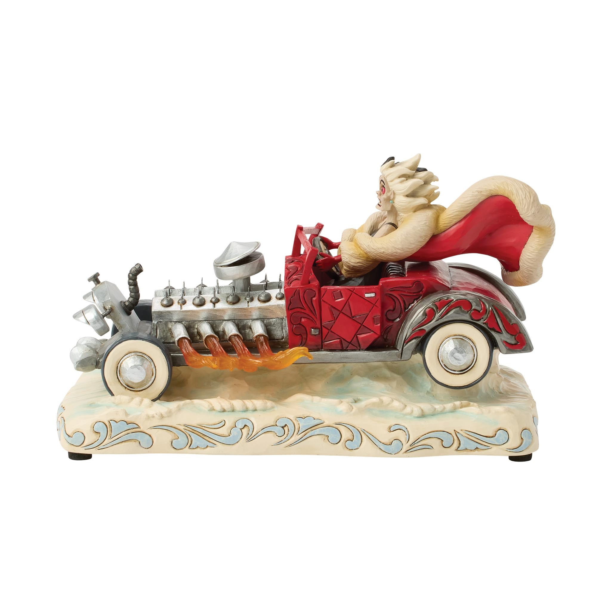 Disney Traditions Cruella - Figura Musical de Escena de Coche
