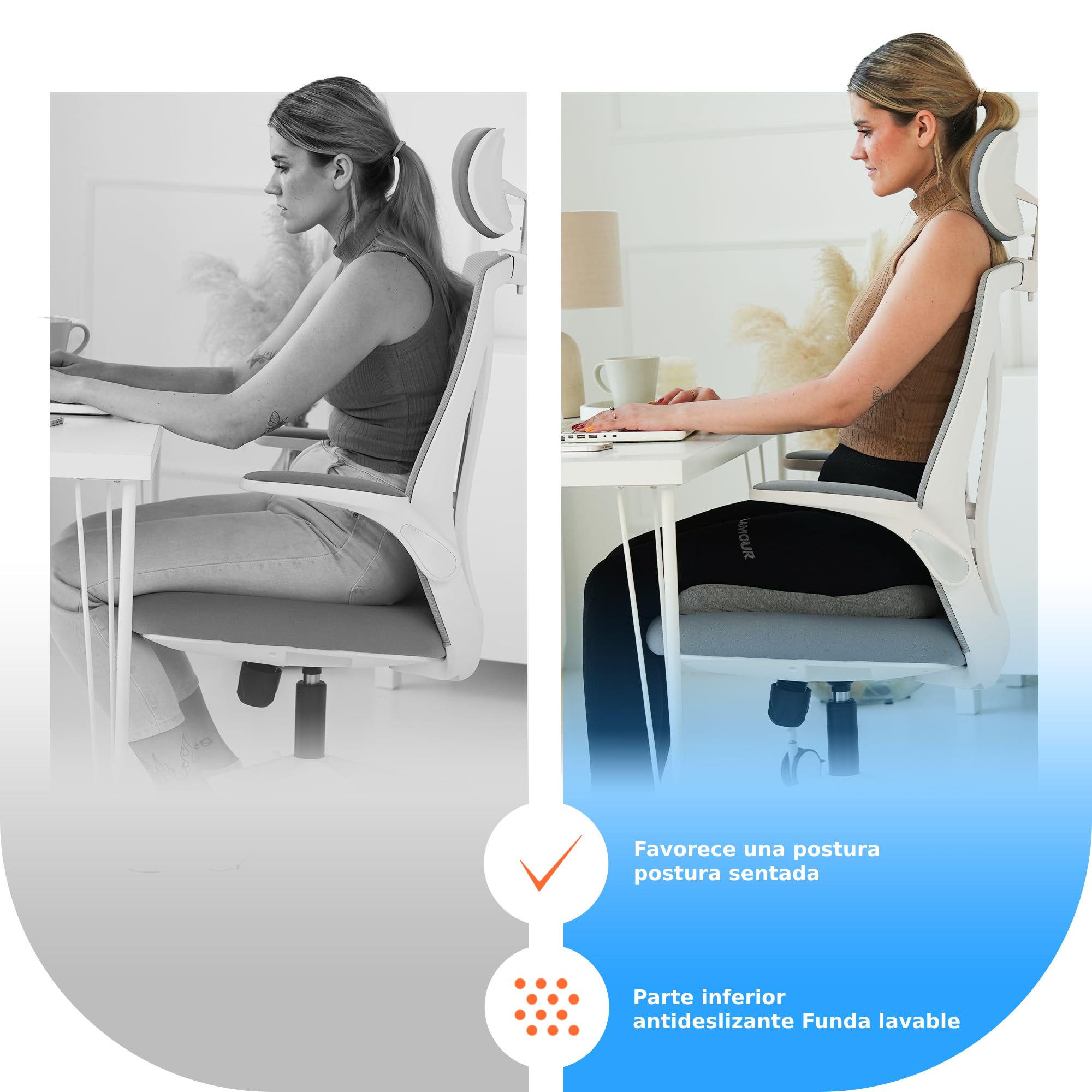 Cojines Ergonomicos Para Oficina Cojín Ergonómico Para Silla De