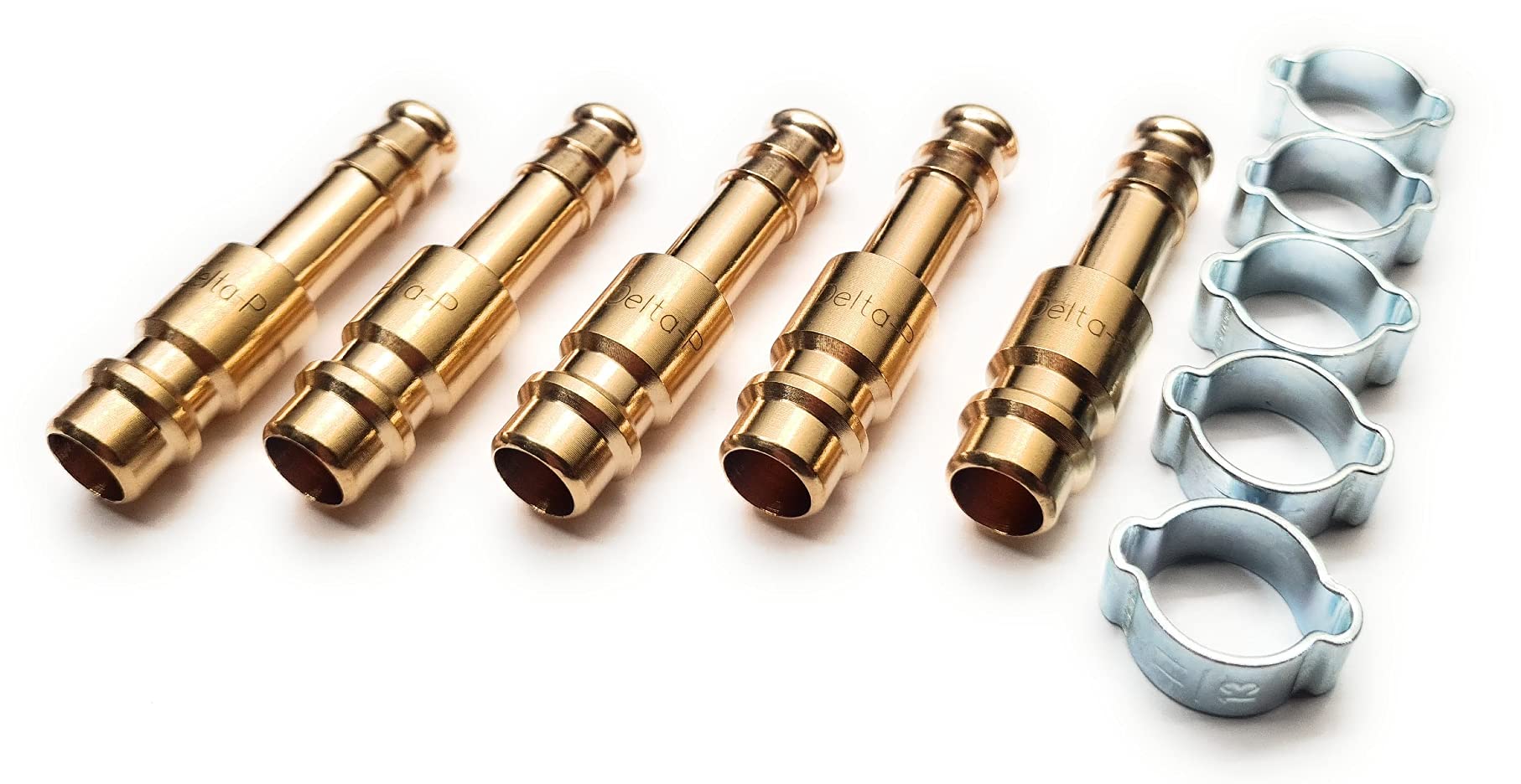 Series 26 Probe - Water Fed Pole Hose Reel Microbore Fitting with 6mm Hosetails + O Clips (5)