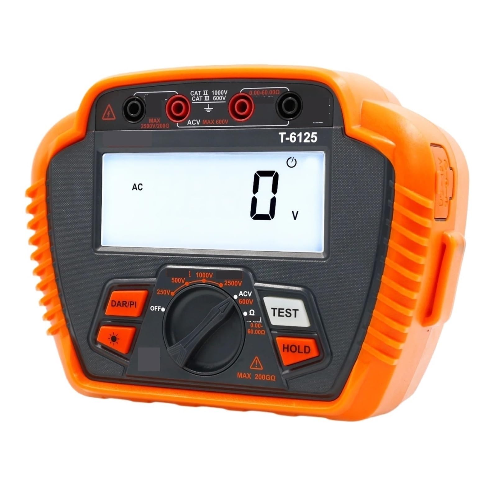 Miernik rezystancji, Profesjonalny miernik rezystancji izolacji T6125 2,5 kV, inteligentny ręczny tester(T6110)