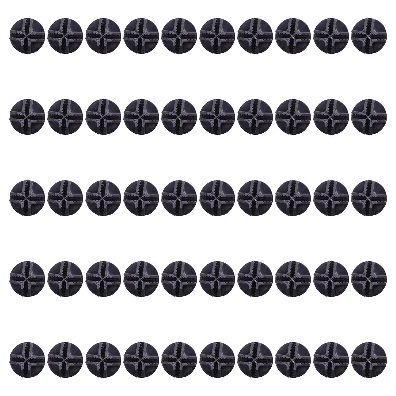 Woedpez 100Pcs Practical Cube Connectors with Crosses Recess Design Secure Assembly for Shelving Storage Systems Modulars Wardrobes Connectors