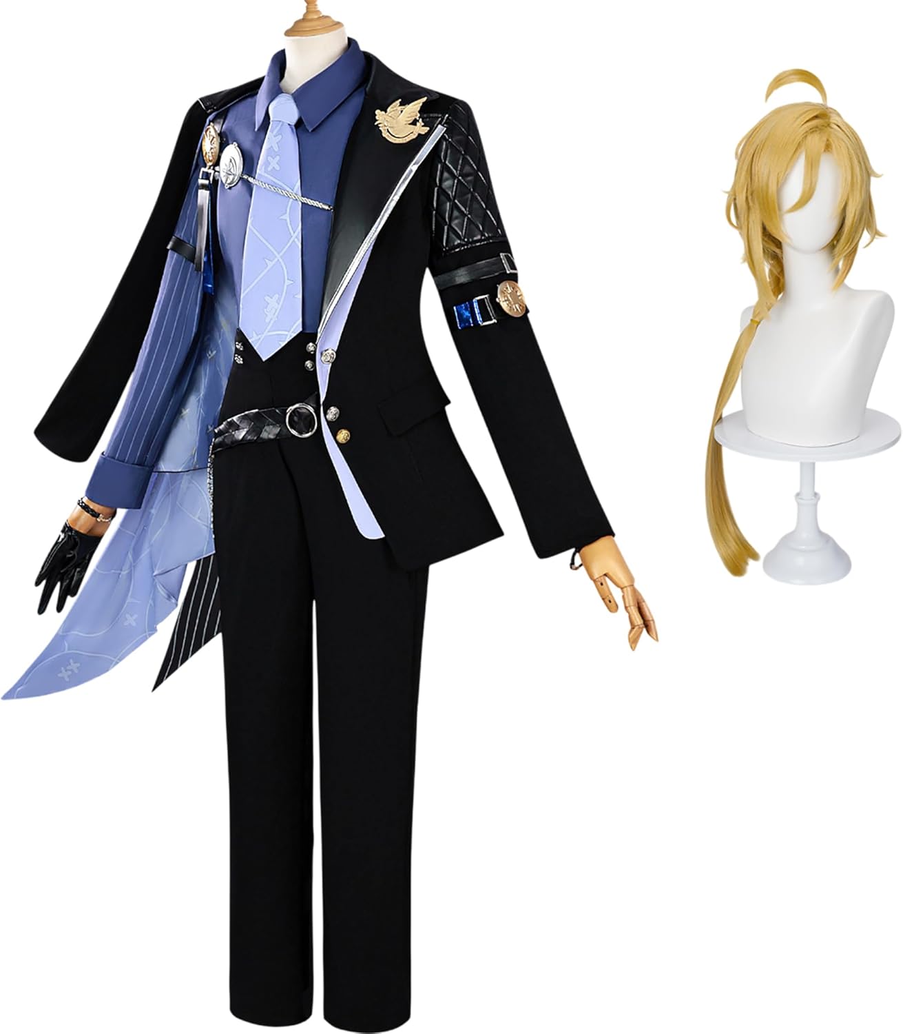 ゼンレスゾーンゼロ ゼンゼロ ビビアン コスプレ ウィッグ付き フル