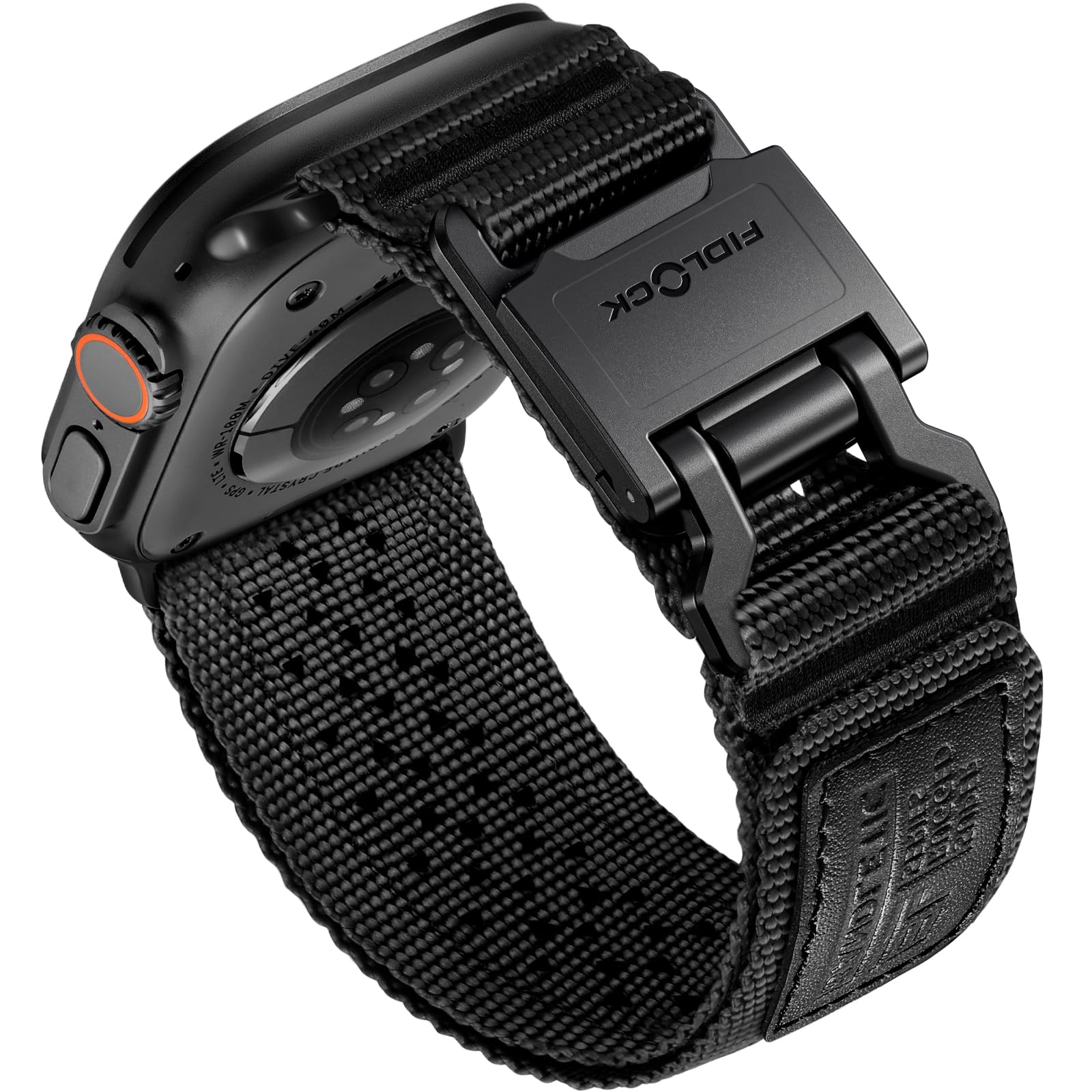 Bandletic Compatibile con Cinturino Apple Watch Ultra/Ultra 2/Ultra 3 49mm | Nylon Morbido Traspirante Sport Banda per iWatch Series 11 10 46mm 9/8/7 45mm SE/6/5/4 44mm 3/2/1 42mm