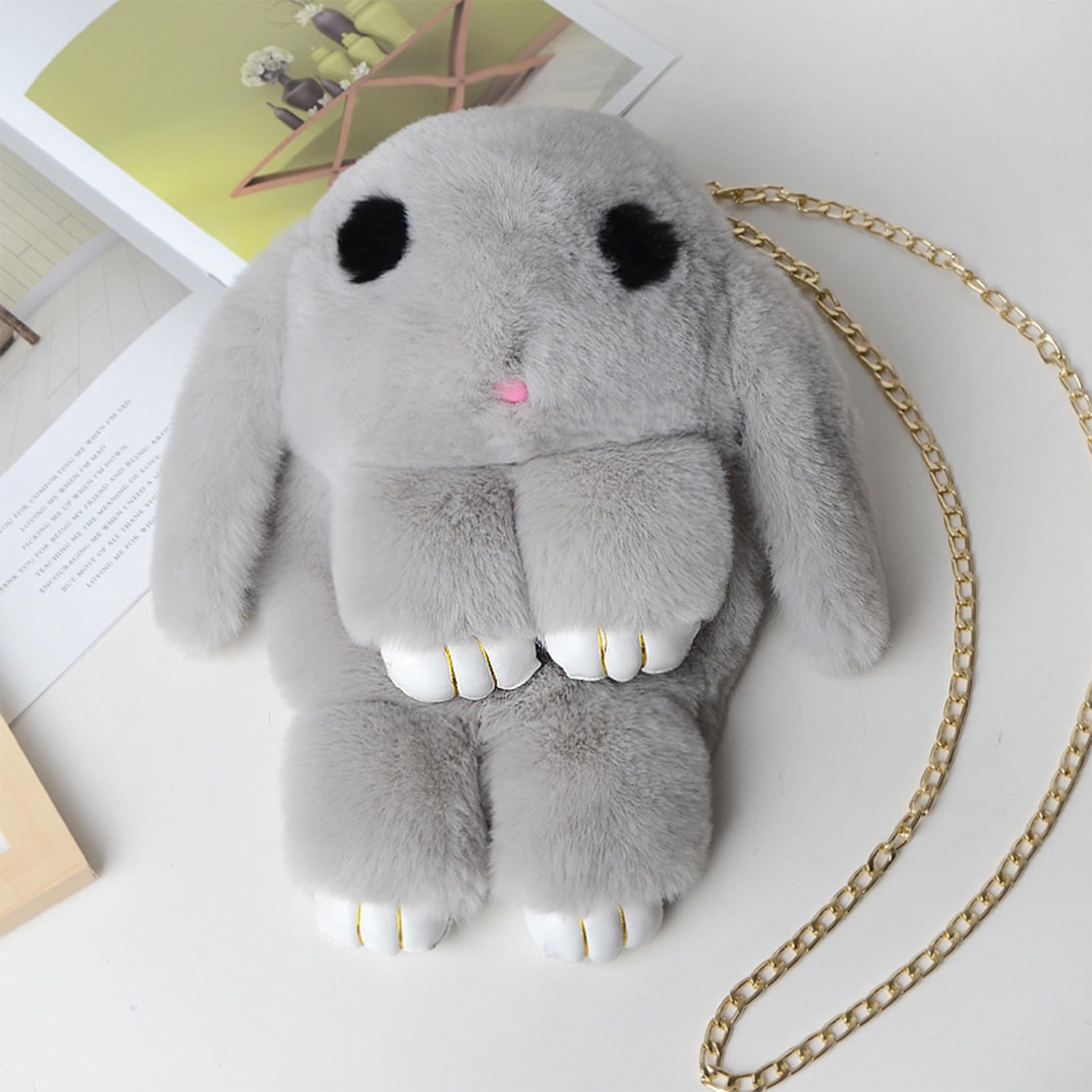 5 Pièces 4.5/6 Cm Poupée Lapin en Peluche Douce Mini