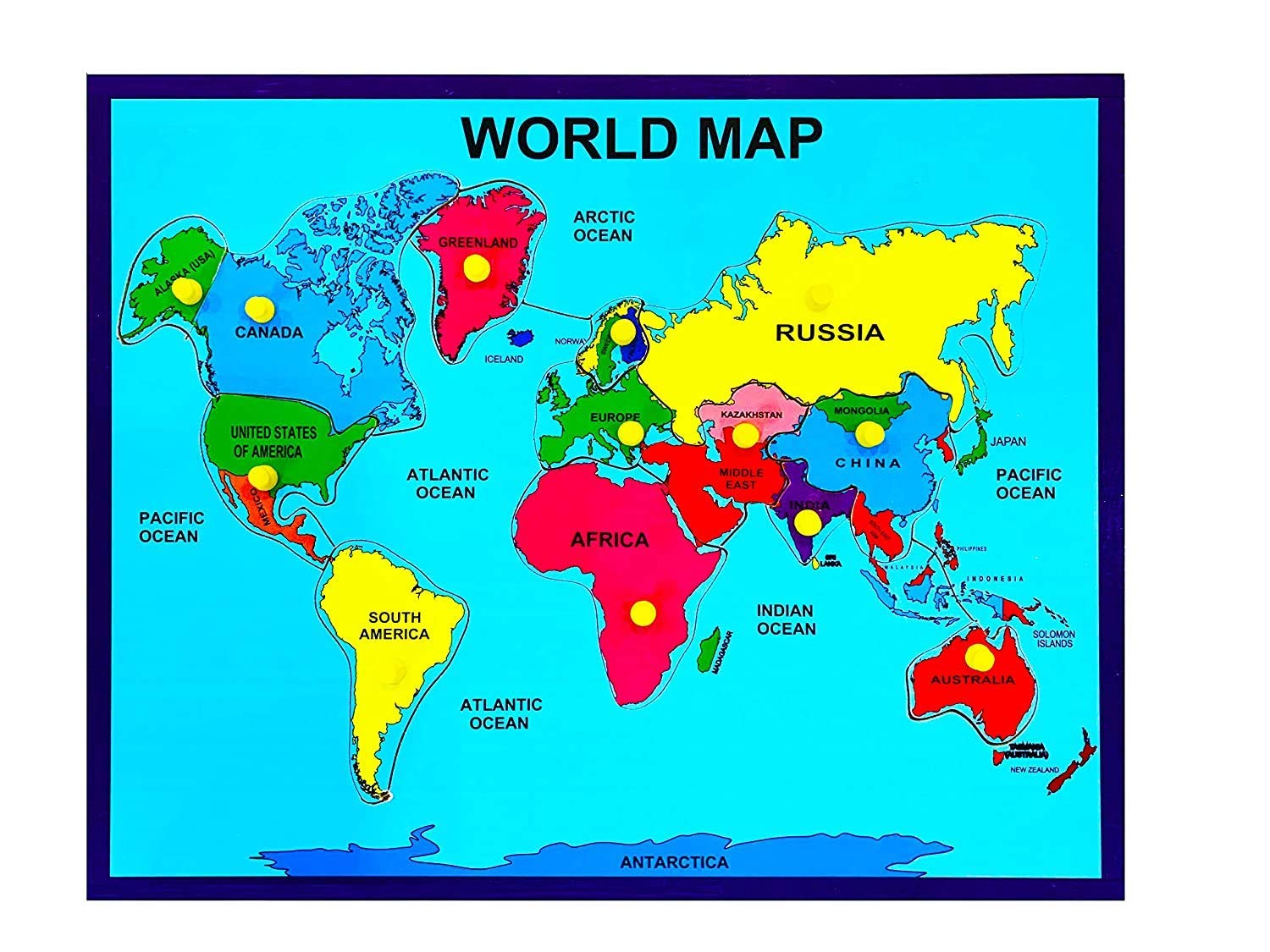 Wooden World Map Puzzles and indentifier BOAD with Knobs, Educational Puzzle, Learning Aid for Boys and Girls,Kids, Students,Size 38 * 30 cm (B08DRR24C7) Amazon Price History, Amazon Price Tracker