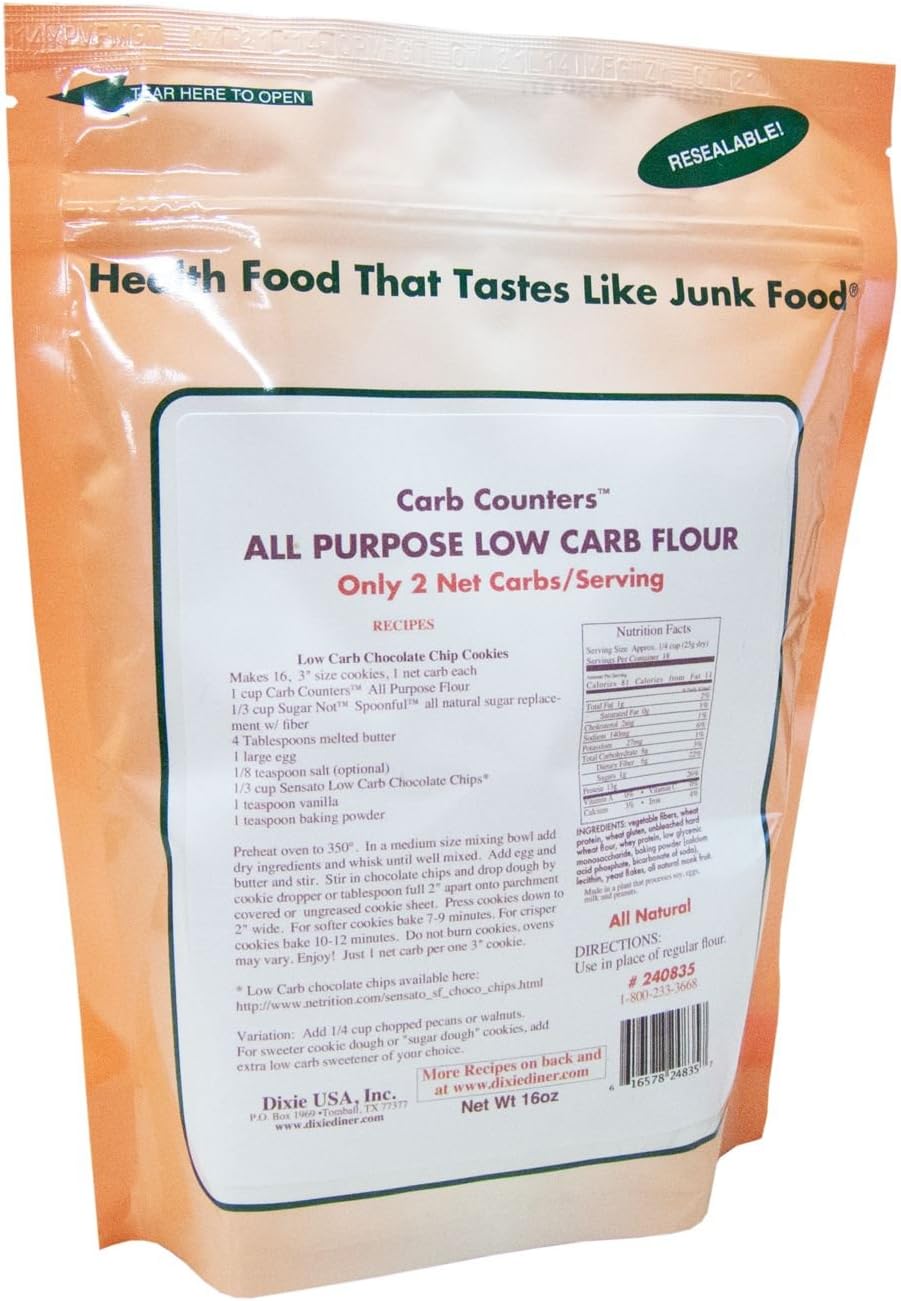 Dixie Carb Counters Low Carb Flours (All Purpose Flour, 2 lb Bag)