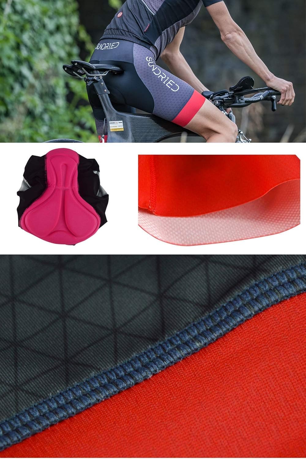 Buy Sundried Womens Padded Cycling Bib 