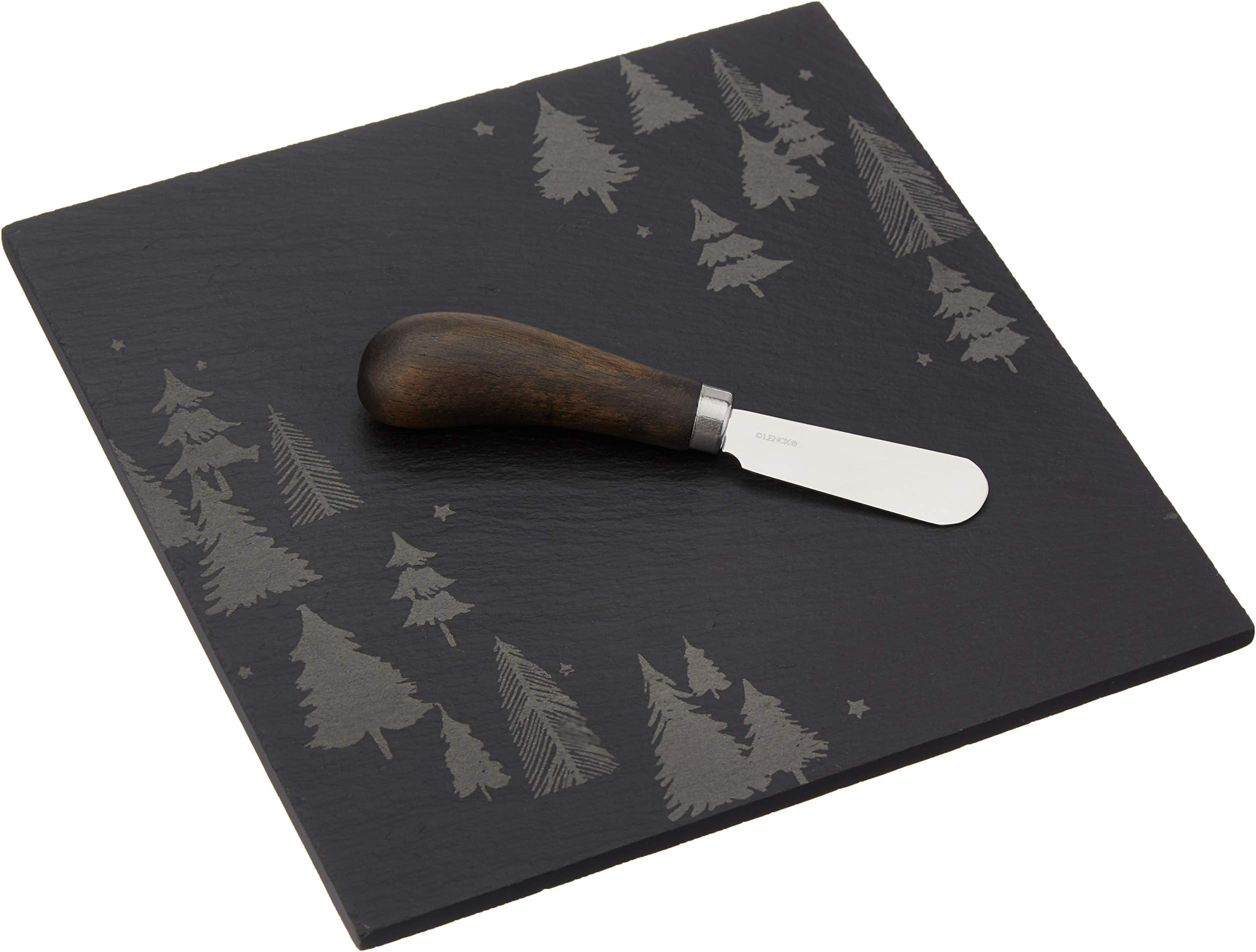 LenoxBalsam Lane Slate Cheese Board with Knife
