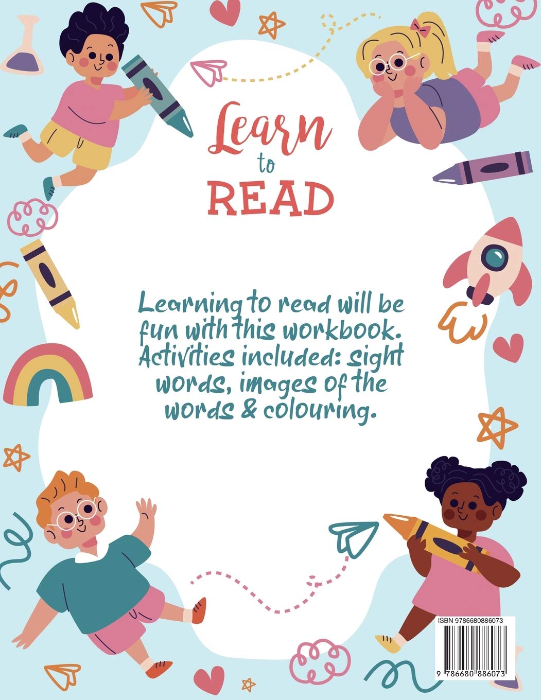 Learn to Read Activity Book: Sight Words Kindergarten Activity Workbook for Beginning Readers Ages 4-7 Preschool, Kindergarten and 1st Grade