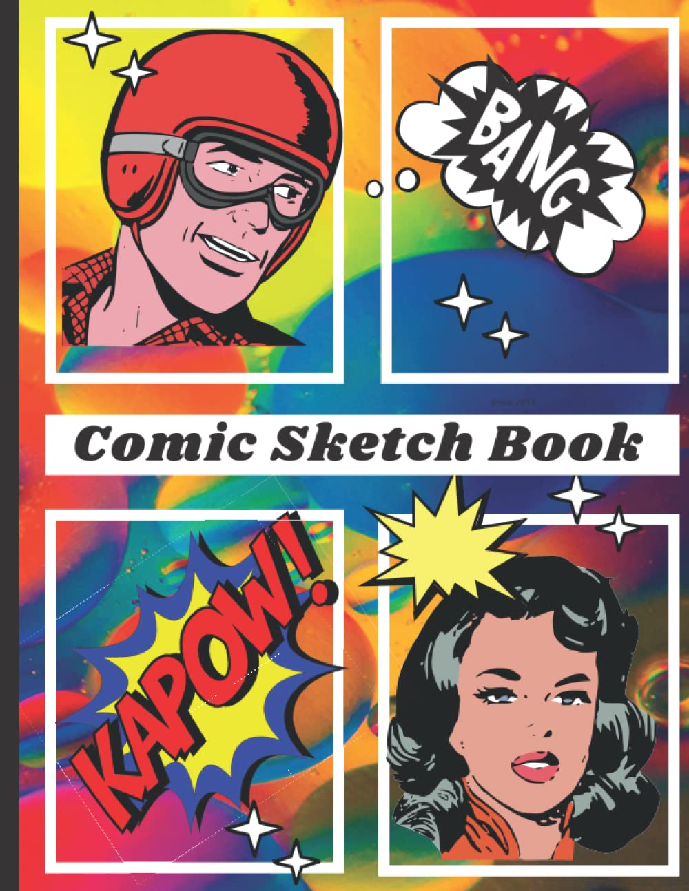 Comic Sketch Book: Sketch Book for Future Animators, Art Students, Artistic Expression, and Passionate Comic Book Enthusiasts "8.5 x 11" 110 pg
