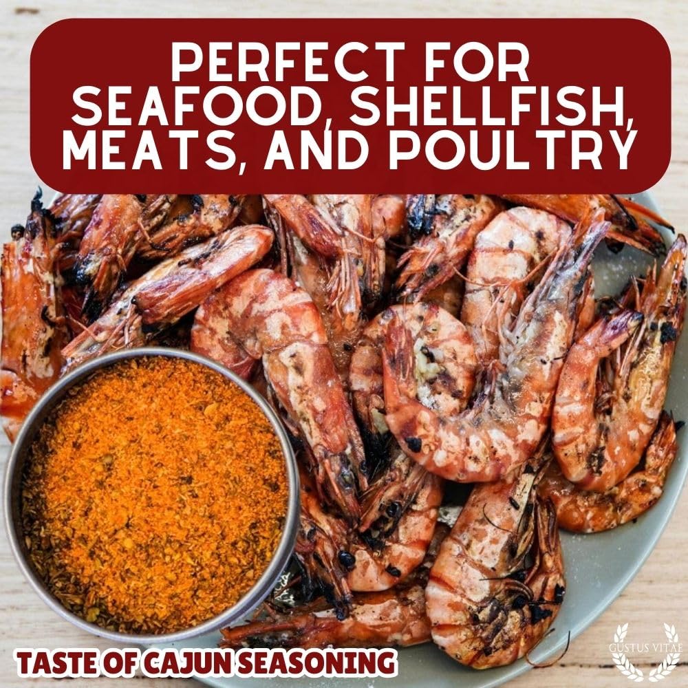 Gustus Vitae | Taste of Cajun Seasoning | Natural Gourmet Spice Blend image 4