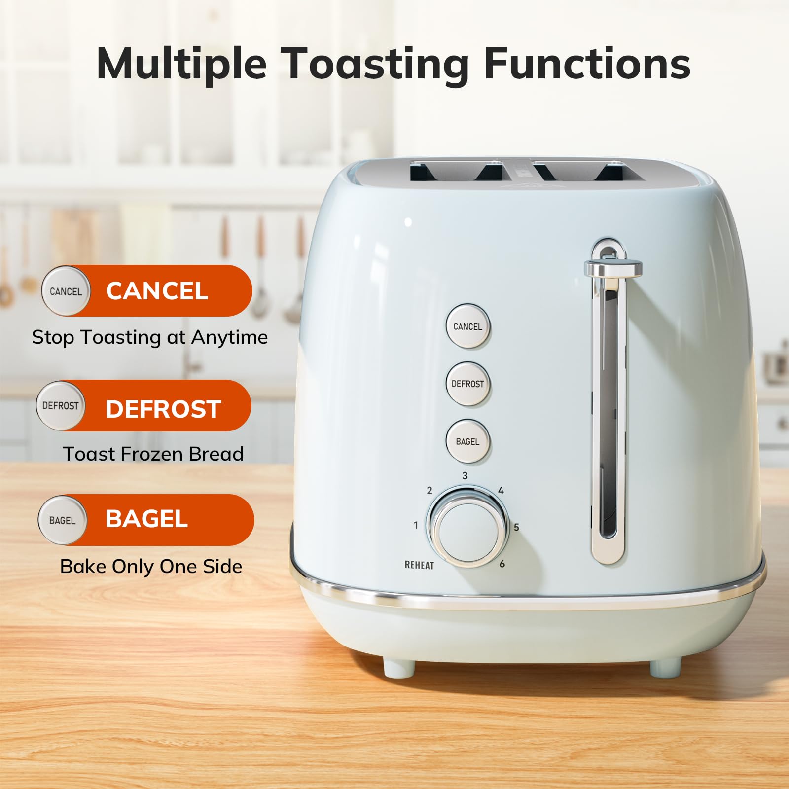 2 Porte-toasts En Acier Inoxydable - 84 Fentes Pour Grille-pain Et Friteuse Air