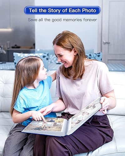 Miniatura 6 de Popotop Álbum de fotos de 4 x 6  300 fotos, cubierta de lino, libros de fotos con 300 bolsillos horizontales, álbumes de fotos deslizables para