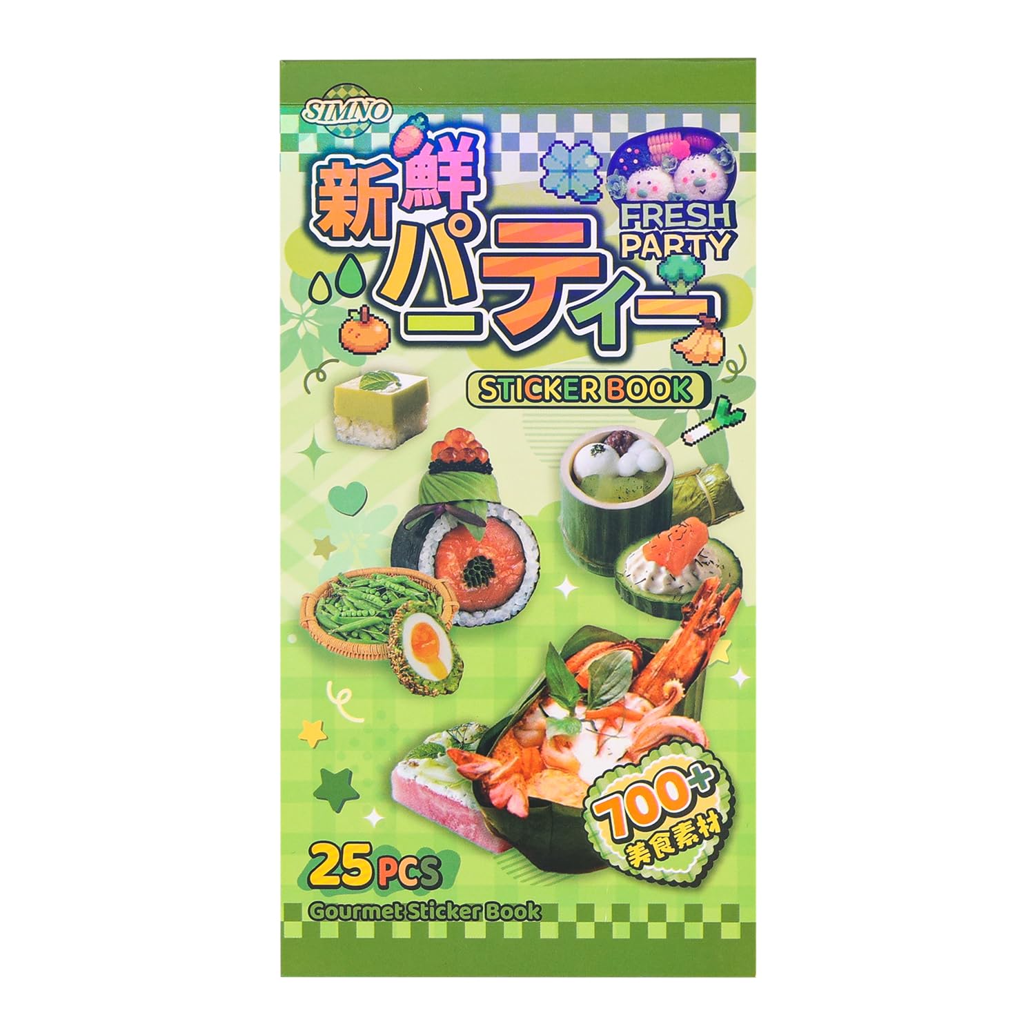 Girl's Japanese Retro Sticker Book, Food and Daily Life Theme - 700+ Cute Old Showa Style Foodie Stickers, for DIY Scrapbooking Journaling Handbook Decoration