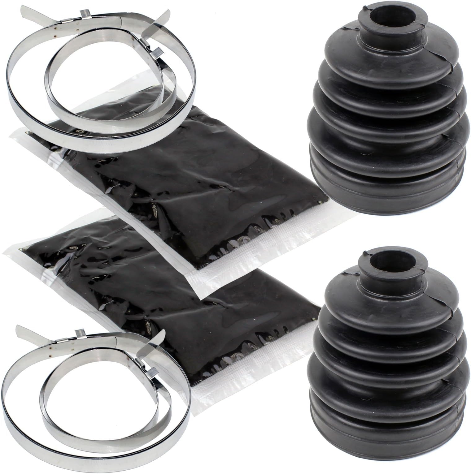 Caltric Rear Axle Inner Outer Cv Boot Kit Compatible with