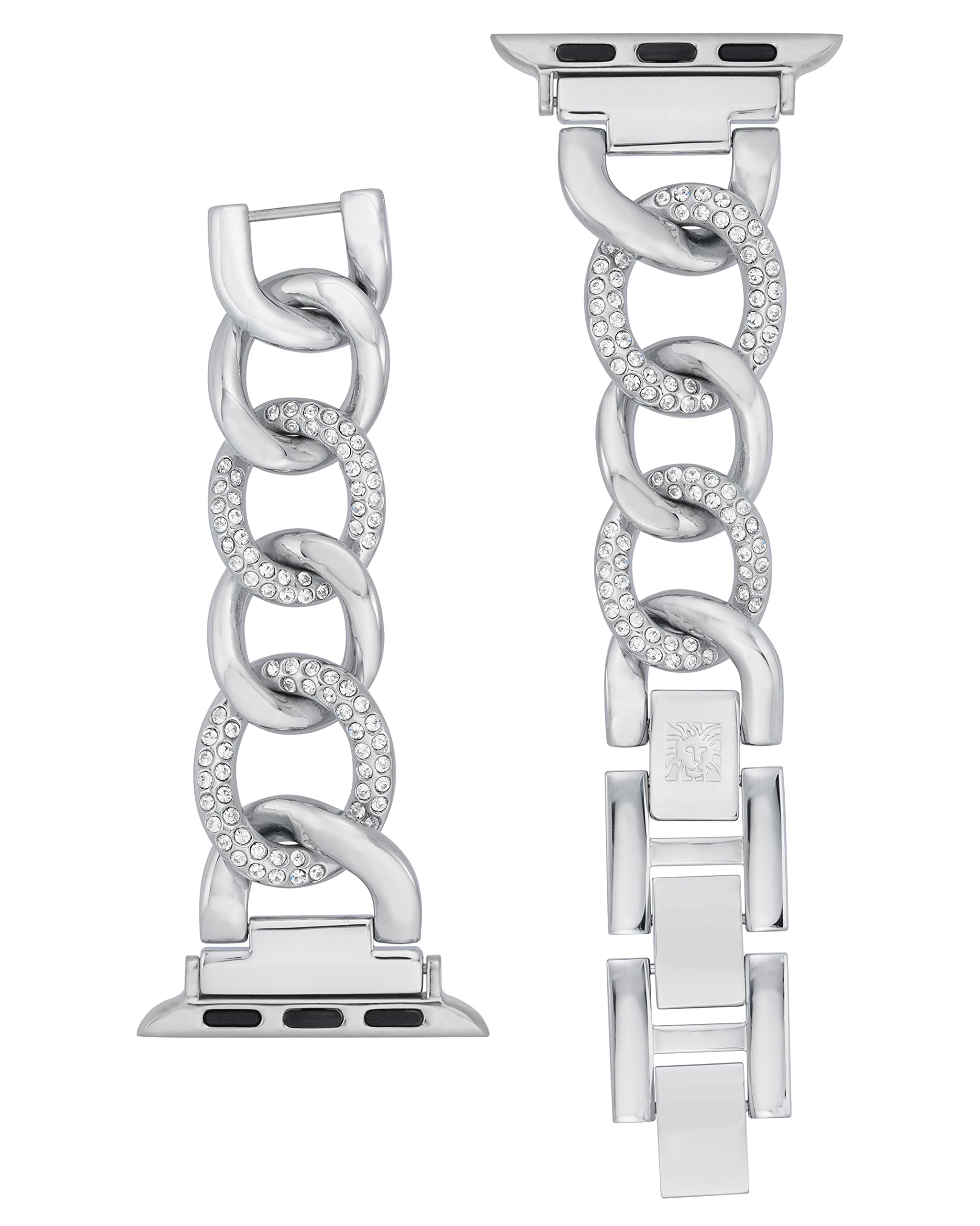 Anne Klein Bracelet tendance pour Apple Watch, sécurisé, réglable, bracelet de rechange pour Apple Watch, s'adapte à la plupart des poignets