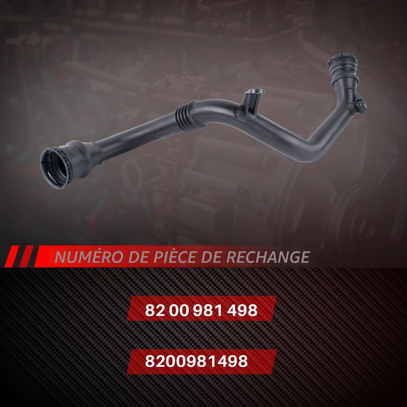 Tuyau de turbine intermédiaire de rechange pour Megane III BZ0/1 DZ KZ Scénic III JZ0/1 JZ Fluence L3 Megane CC EZ Accessoire de voiture # 8200981498