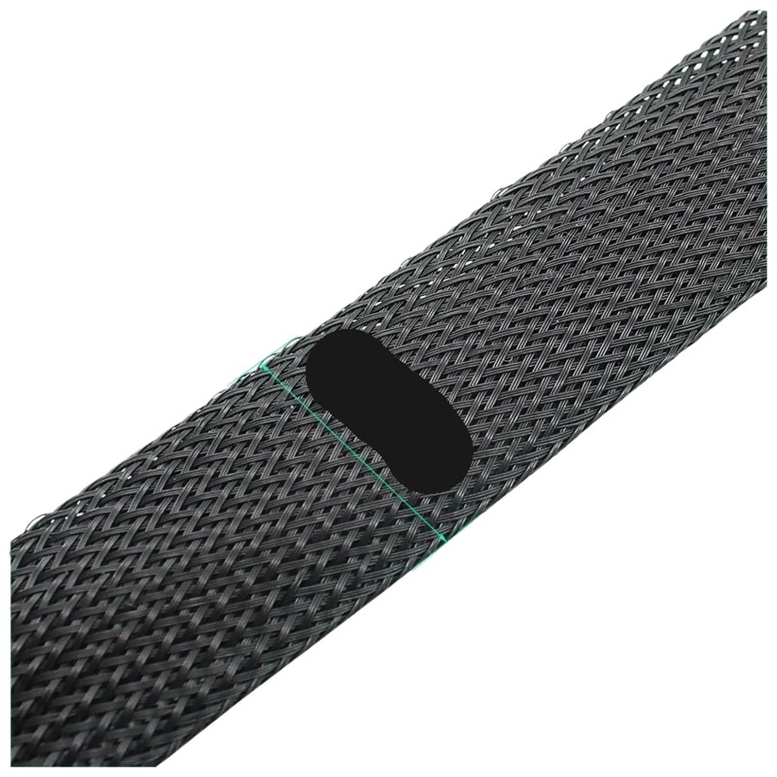1/5/10/50/Meter schwarzer isolierter Geflechtschlauch 4/6/8/10/12/14/20/25 mm Fester Draht-Kabelverschraubungsschutz Kabelschlauch(4MM,200 Meters)