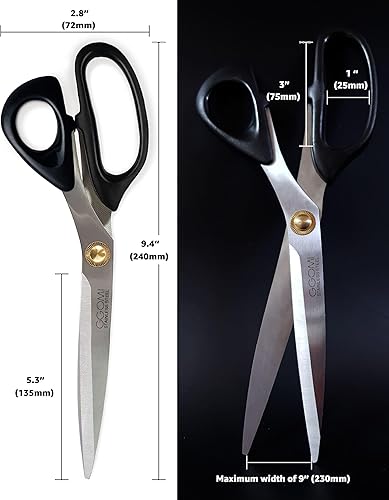 Miniatura 7 de Tijeras de cocina multiusos resistentes para barbacoa coreana, corte de carne Galbi, hoja 3T, tijeras Kalbi grandes de 10.23 pulgadas, paquete de 2