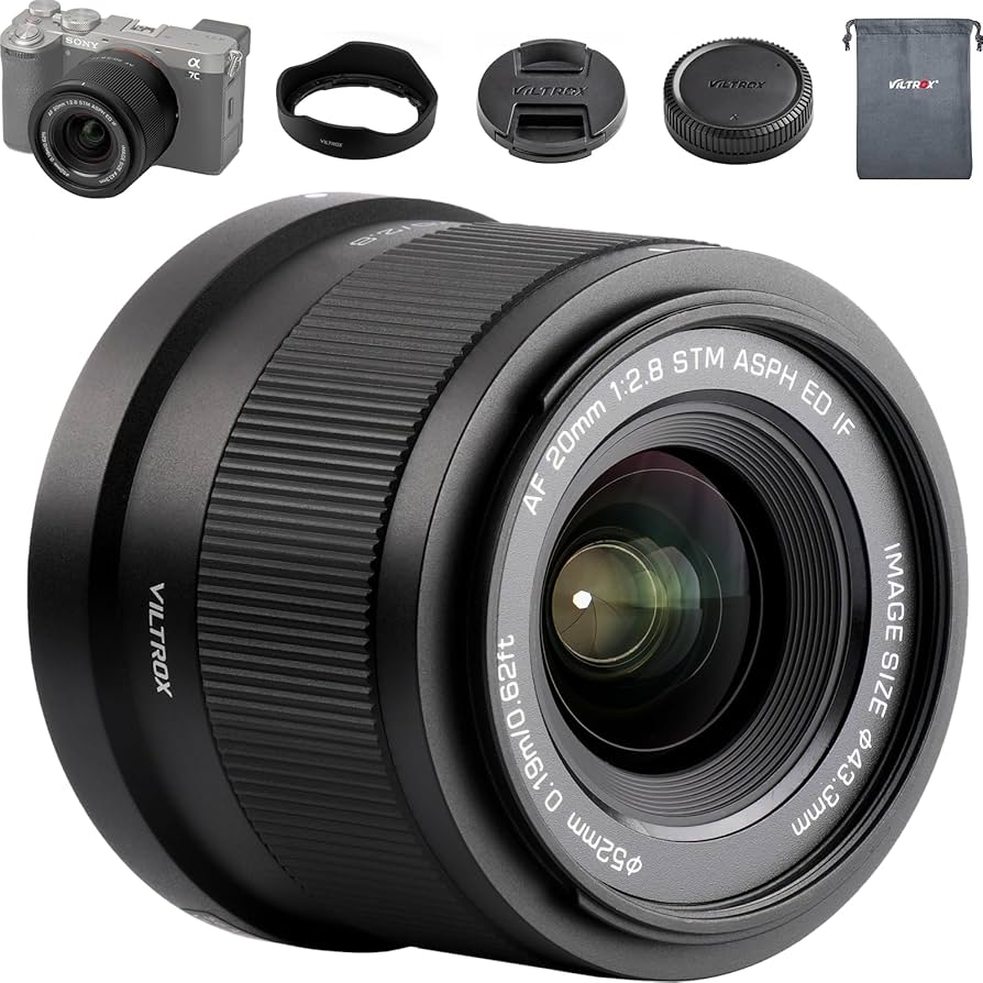 Amazon.com : Viltrox AF 20mm F2.8 Air FE Full-Frame Lens for Sony