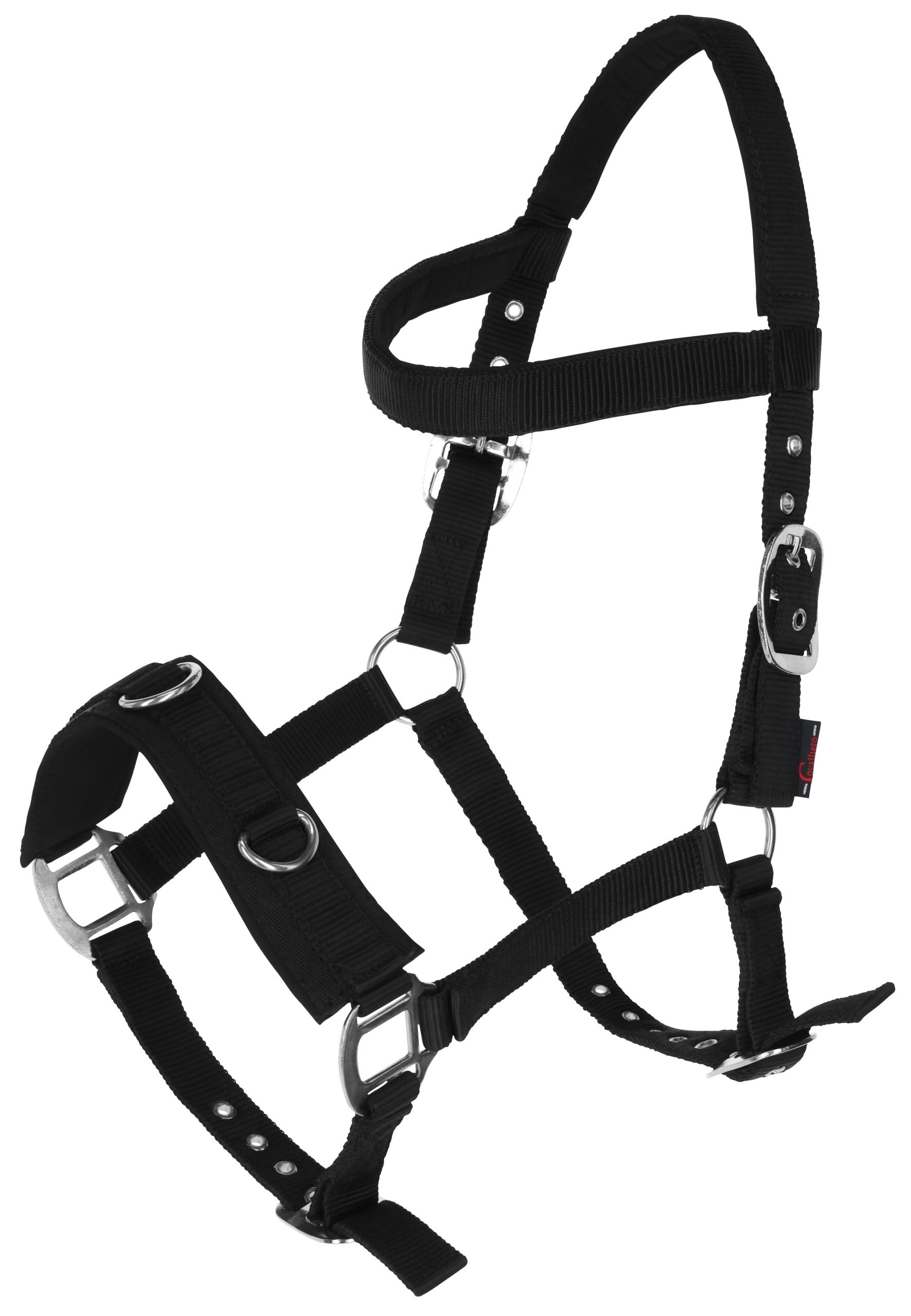 Cincha de estocada Kerbl plástico – Cabestro, Negro
