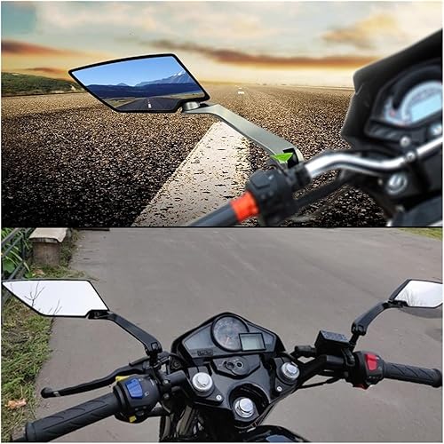 Miniatura 4 de Motocicleta Espejo Retrovisor Manillar Espejos Laterales Para Yamaha YBR 125 YZF R15 XT660 MT125 MT01 MT03 MT25