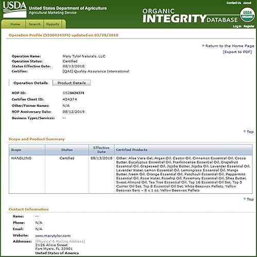 Miniatura 3 de Manteca de karité orgánica de 5 libras, certificado USDA por Mary Tylor Naturals, sin refinar, marfil de Ghana África, ideal para cabello, piel,