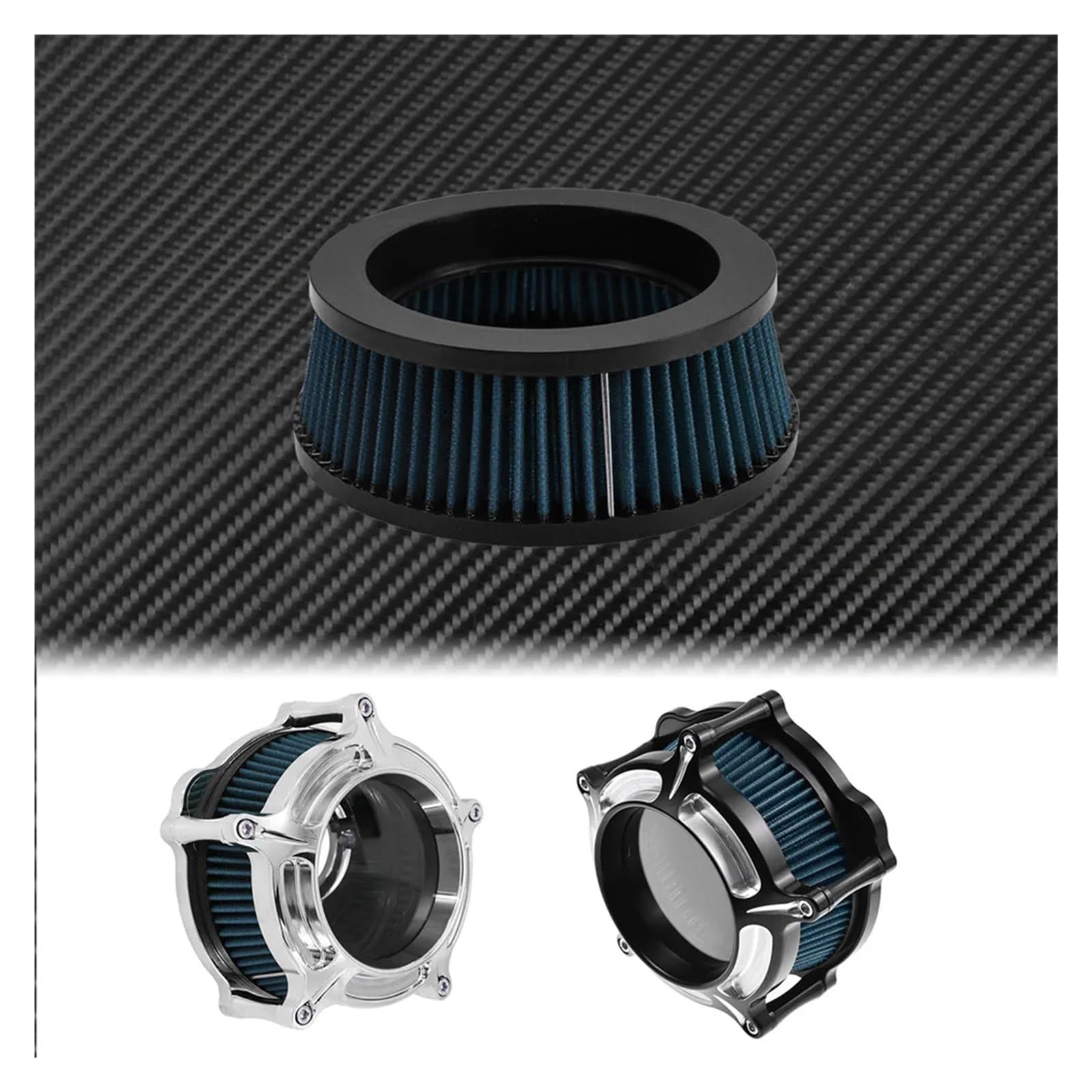 Filtro Aire Motocicleta Limpiador De Filtro De Aire para Motocicleta Elemento Interno De Repuesto Gris Rojo Azul para Har&Ley Touring Dyna Softail Sportster 883 1200