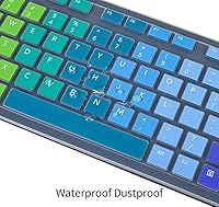 Vista 36 de Funda para teclado con letras grandes compatible con DELL KB216 KB216b KB216t KB216d KB216p Teclado con cable y protector de teclado inalámbrico