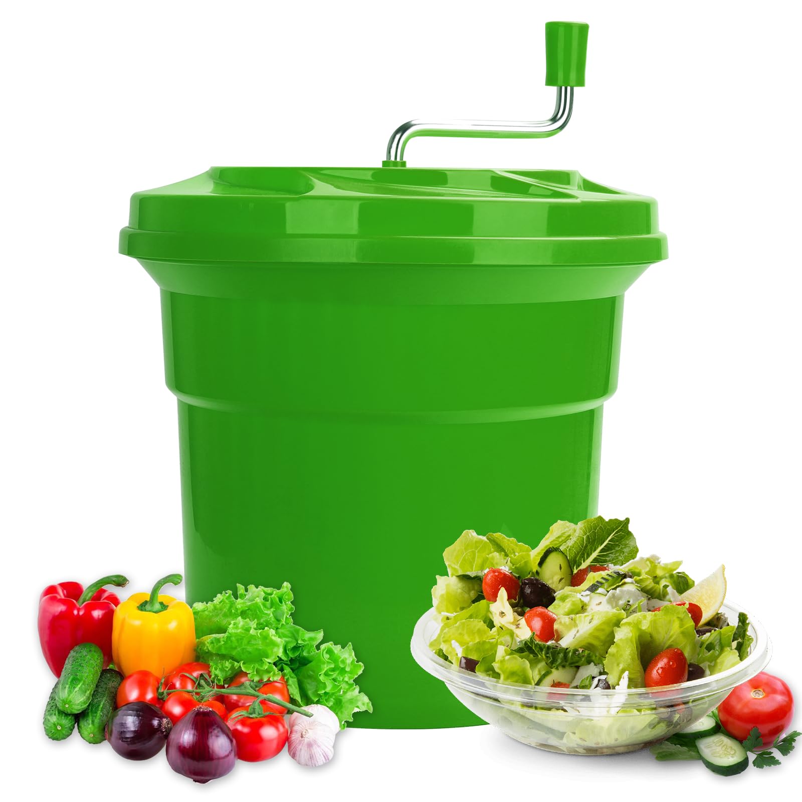 Wutfly CSS-339 5 Gallon Commercial Salad Spinner