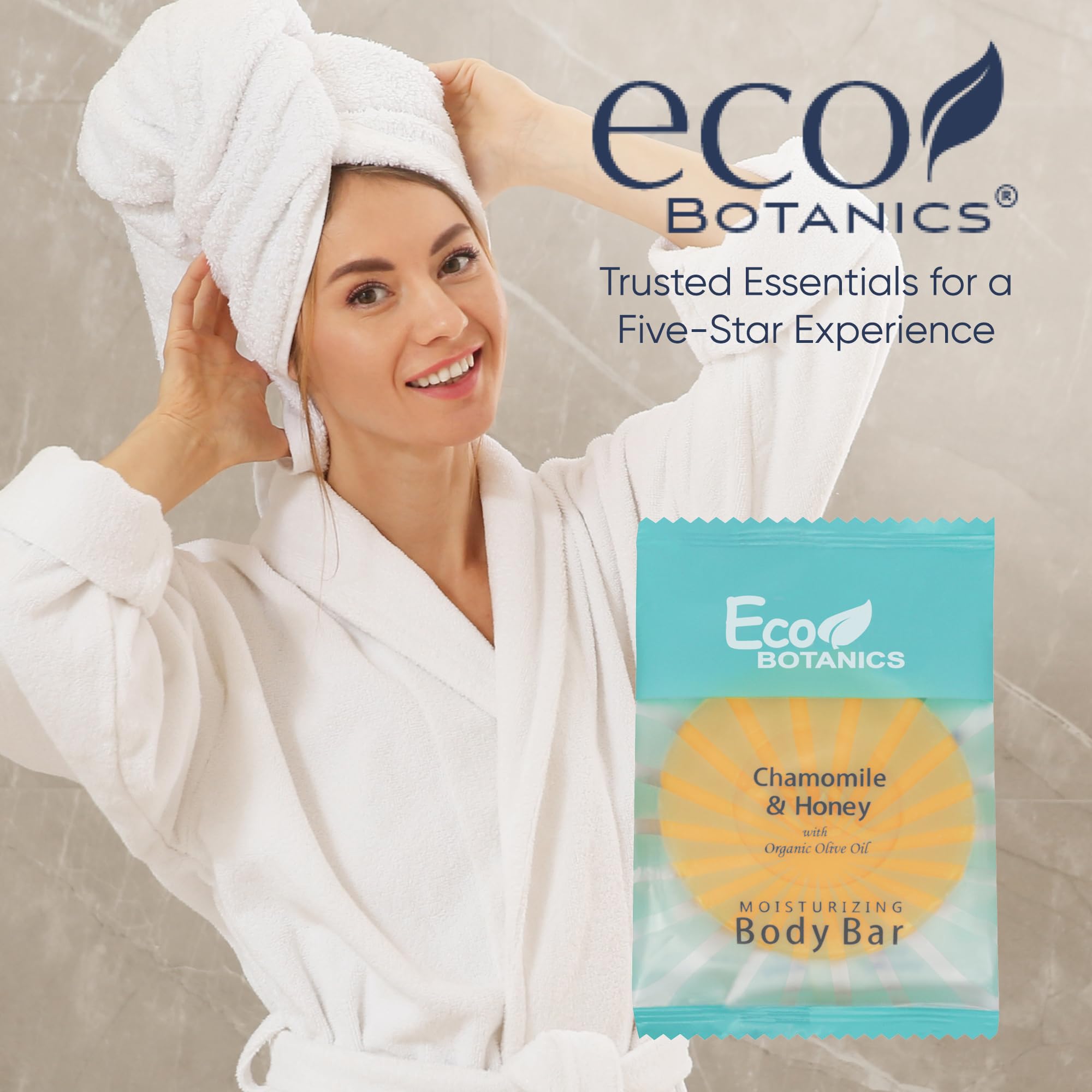 Amazon.com : Eco Botanics Travel Size Hotel Body Bar 500 Count