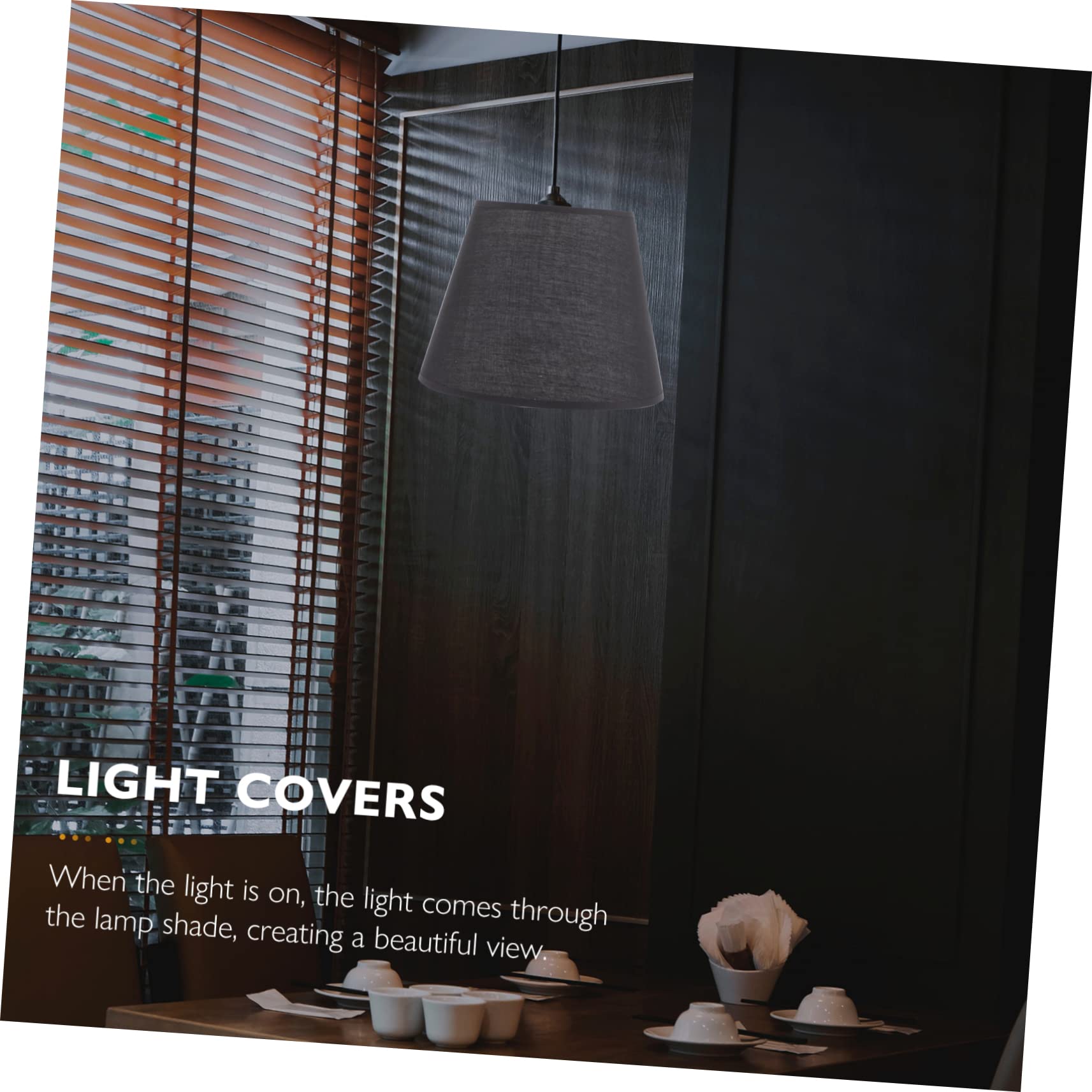 Tischlampenschirm Stoff Runder Lampenschirm für Nachttisch und Stehlampe Elegantes Design für Schlafzimmer Wohnzimmer und Esszimmer