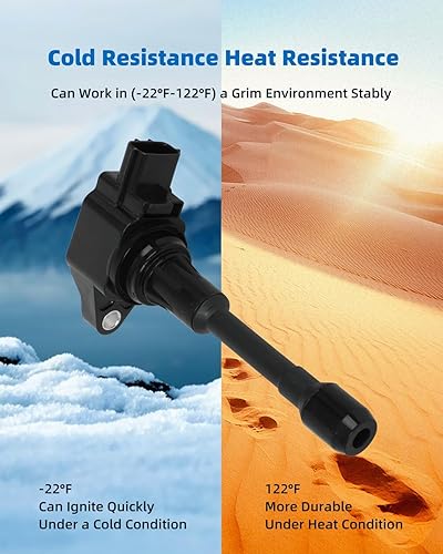 Vista 2151 de ECCPP Bobinas de encendido portátiles de repuesto para automóvil compatibles con Infiniti I30/para Nissan Maxima 3.0L V6 2000-2001 Reemplazo