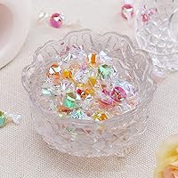 Vista 60 de Colorful Crystal Glass Candy Snack Barrel Storage Jar Embossed Luxury Cookie Buffet Canister With Lids Jewelry Box Jar Biscuit Containers
