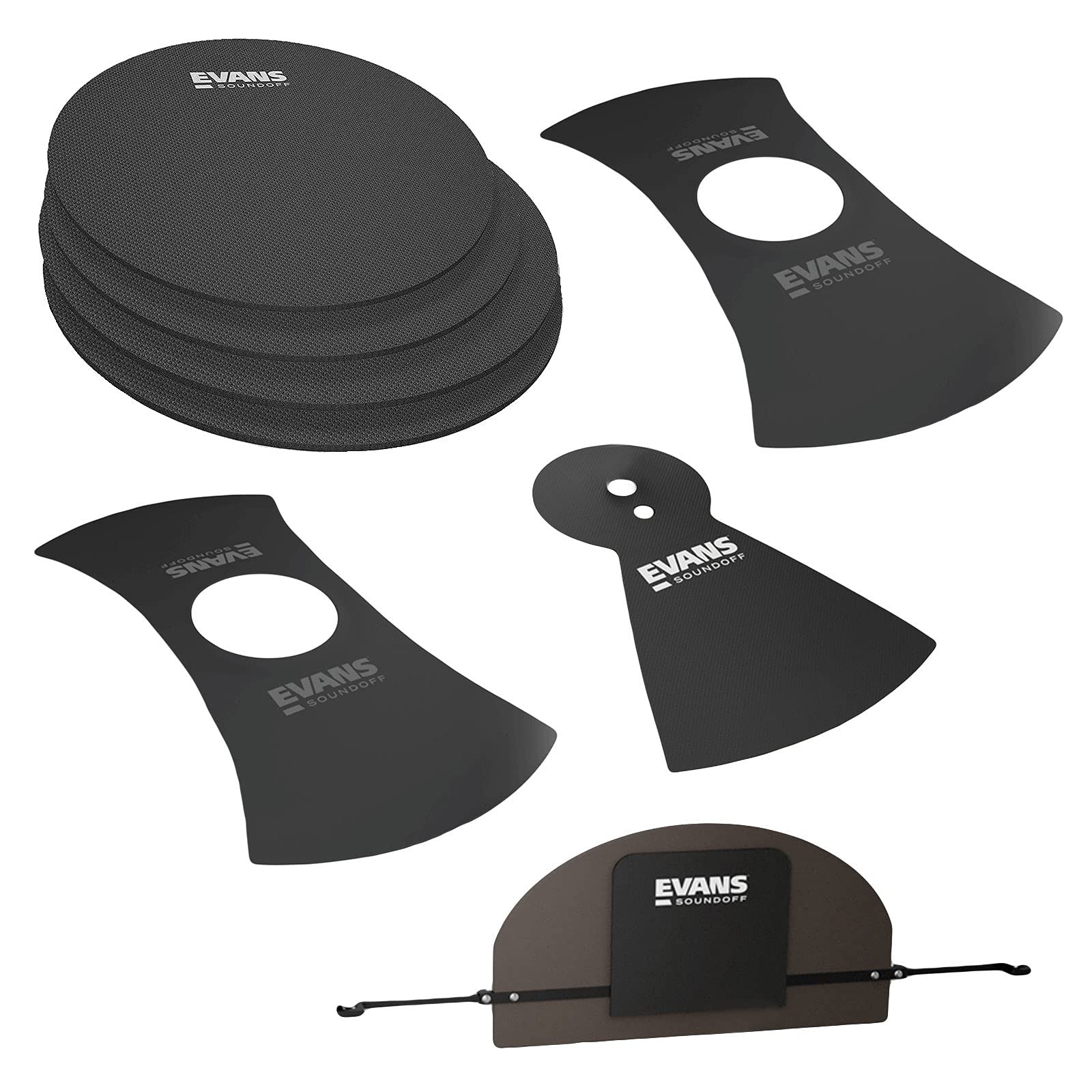 Evans SoundOff - Sordina batteria Fusion Pack + bacchette Keepdrum