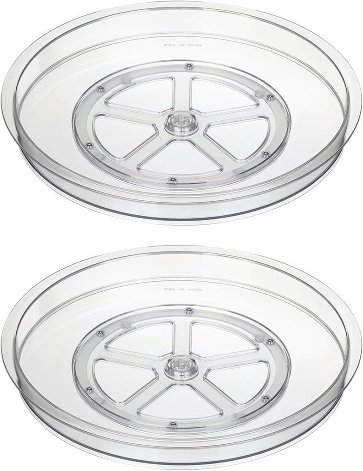 YBM Home 12.5 Inch Acrylic Plastic Non-Skid Spinner for Kitchen, Pantry, Fridge, Cupboards, or Counter Organizing, Fully Rotating Organizer