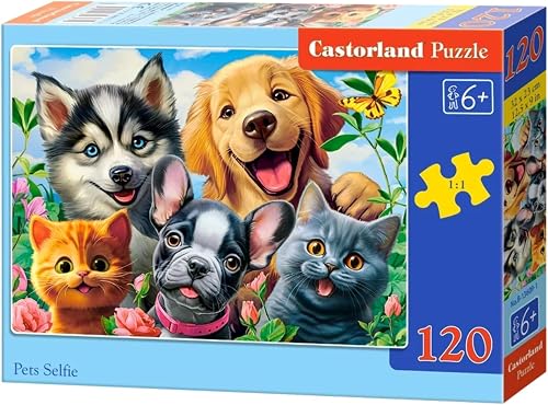 Castorland - Puzzle Pets Selfie - 120 dielov