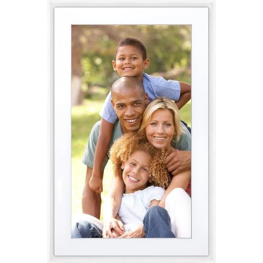 Meural Canvas II – The Smart Art Frame with 21.5 in. HD Digital Canvas That Renders Images and Photography in Lifelike Detail | 16X24 White Frame | WiFi-Connected | Powered by NETGEAR (MC321WL)