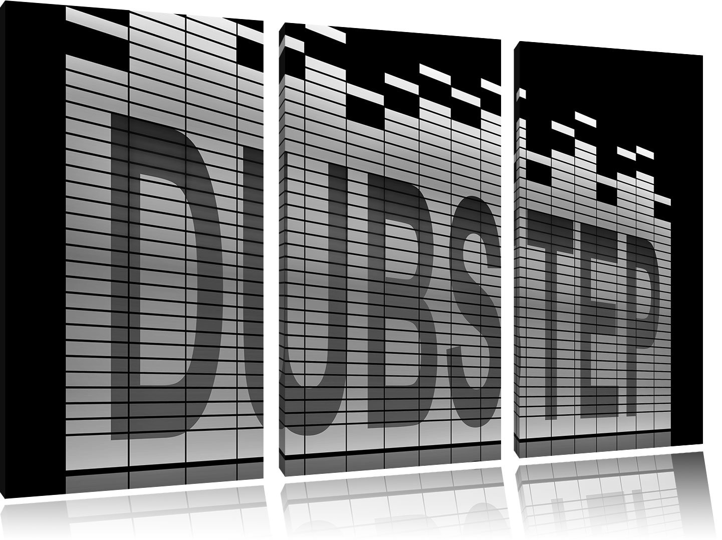 Pixxprint Dubstep, Electro Musica Stampa su tela 3 parti artistica murale