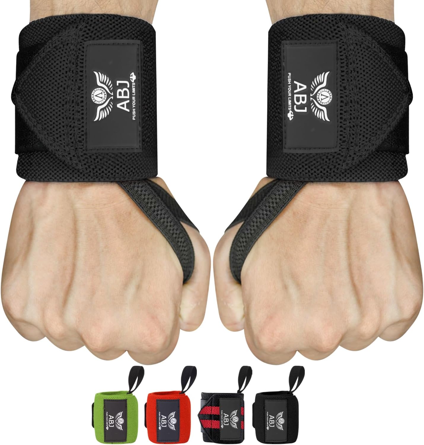 Wrist Wraps for Weightlifting 18” Premium Quality Weight Lifting