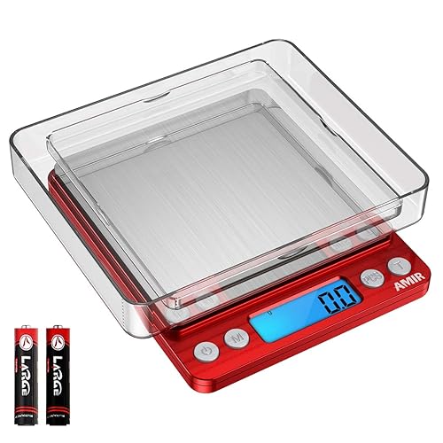 Báscula digital de cocina, báscula de cocina de bolsillo de 105.82 oz con precisión de 0.00 oz, mini báscula de alimentos, báscula electrónica