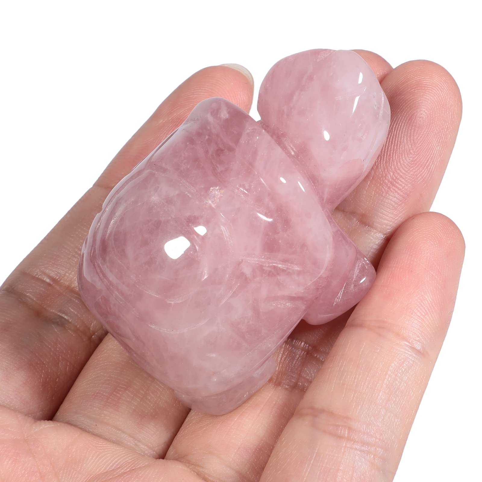 Amazon.com: Loveliome Rose Quartz Turtle Crystal Statue, 2 Inches