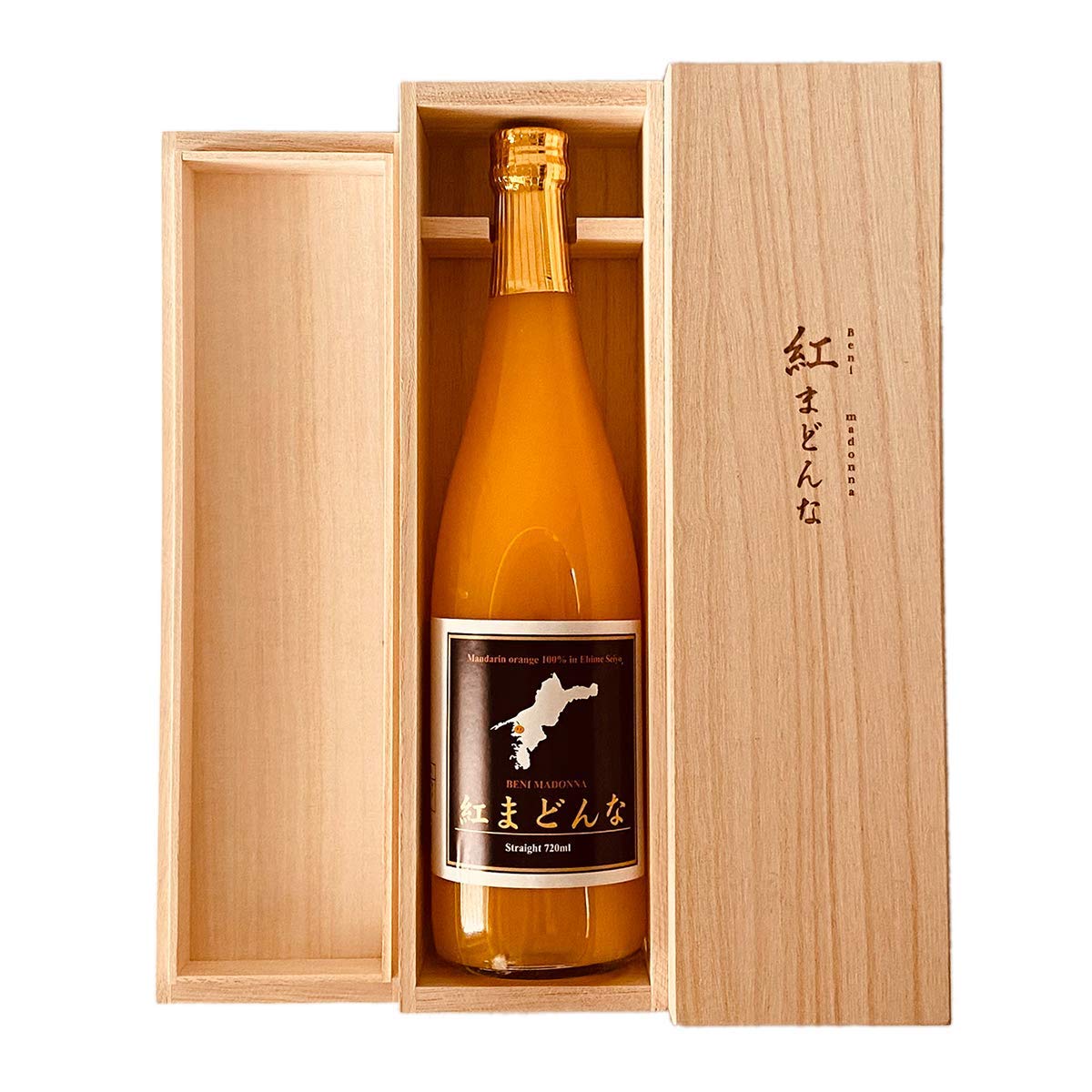 Amazon.co.jp: 愛媛みかんジュース 紅まどんな ストレート 720ml