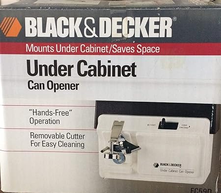 Black & Decker Space Saver Under Cabinet Electric Can Opener