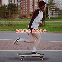 Vista 6 de MEEPO Electric Skateboard with Remote, 28 MPH Top Speed, 11 Miles Range,330 Pounds Max Load, Maple Cruiser for Adults and Teens, Mini5